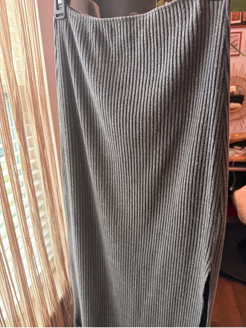 ♡ Joah Brown Luxe Knit Ribbed Maxi Skirt - Picture 9 of 11